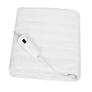 Cobertor elétrico Single-aquecido Underblanket elétrico com 3 configurações de calor, Fast Heat Up, Proteção contra superaquecimento