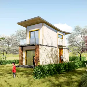 Quacent Super Low Cost Prefabricated House Build Light Steel Villa Tiny Prefab House Container Home Well Design Resort Hotel
