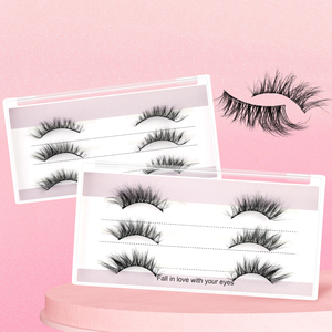 <span class=keywords><strong>Cils</strong></span> <span class=keywords><strong>faux</strong></span> pré-collés DIY, autocollants, réutilisables, à presser, style <span class=keywords><strong>naturel</strong></span>, <span class=keywords><strong>cils</strong></span> effilés, style œil de chat - Product Image 5