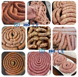 Línea de Proceso Industrial para Salchichas, Máquina Hidráulica para Rellenar y Atar Salchichas, Máquina para Hacer <span class=keywords><strong>Chorizo</strong></span>, Embutidora de Salchichas - Product Image 6