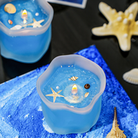 Boutique Aroma Shop: Von Käufern ausgewählte Meereskerzen mit Muscheleinlage, handgefertigtes Design, Großhandels-Display-Geschenkwaren
