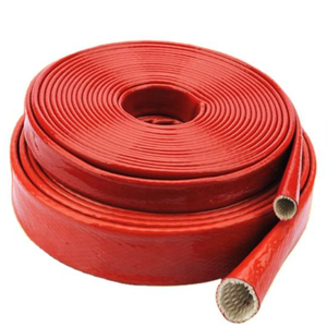 Tubo de Aislamiento Trenzado de Fibra de Vidrio para Mangueras Hidráulicas, Protección de Cables Eléctricos, Funda de Silicona Resistente al Fuego - Product Image 1