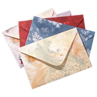 Enveloppe créative rétro de haute qualité, couleur personnalisée, motif nuage de rêve, en papier d'art, style ancien, pour invitation et lettre dédiée