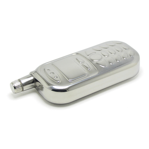 Flacon rétro en métal de 3oz en forme de téléphone portable, bouteille en forme d'entonnoir, récipient à boisson en acier inoxydable, flacon de hanche créatif en forme de Mobile - Product Image 3