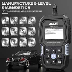 Herramienta de Diagnóstico Automotriz ANCEL BZ700 para Mercedes Benz Sprinter Smart 2000-2020, Lectura/Borrado de Códigos, Actualización Gratuita de por Vida - Product Image 4