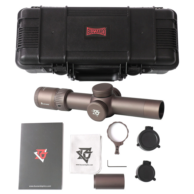 BUZZARD Optics ZT 1-10x24 FFP LPVO Scope Red Green Illuminated ReticleWaterproof Shockproof Tactical Scope for Hunting