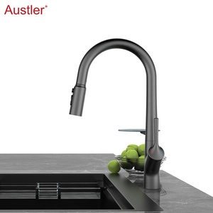 Moderno rubinetto lavello a maniglia singola con piattaforma di stoccaggio Grifos De Cocina a molla a molla a 3 vie rubinetto da cucina - Product Image 3