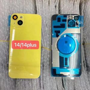 Новая Замена для <span class=keywords><strong>iPhone</strong></span> 14 14 Plus задняя крышка корпуса с объективом камеры батарея стекло задняя дверная рама рамка металлическая пластина - Product Image 6