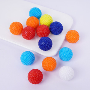 Mini ballon de golf simulé en PVC, ballon en plastique solide, porte-clés pour sac à dos, mini ballon décoratif - Product Image 1