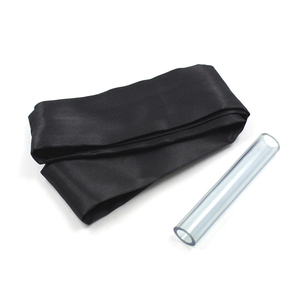 Antifaz de seda BDSM para bondage, mordaza bucal, pañuelo tubular, restricción oral, juego de rol fetichista, máscara suave para ojos, juguete para adultos, juego para parejas - Product Image 4