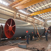 Four rotatif à expansion de perlite HK-1.5x22m 30TPD, équipement de calcination continue haute température pour ligne de production