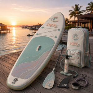Planche de SUP écologique et portable idéale pour les visites à la plage, les excursions sur le lac et les loisirs aquatiques décontractés avec vos amis - Product Image 6