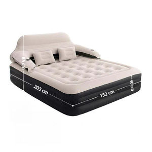 Camping & Home Use Modern High-Rise Flocked <b>Air</b> <b>Bed</b> Hot Selling <b>Queen</b> <b>Size</b> Inflatable Mattress with Pump for Hospital Bedroom - Product Image 4