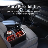 Canapé-lit avec accoudoirs, rangement pour télécommande et organisateur pour salons, camping-cars et voitures