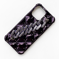 Coque de téléphone portable Girly Diamond Chain Couverture arrière Coque de téléphone en silicone TPU souple pour Iphone 14 13PRO Max