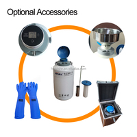 Nouveau modèle de récipient de stockage cryogénique de 1,5 litre, 4/6 cryos, avec paille de congélation, grand modèle YDH-25, transporteur sec portable, adsorption d'azote liquide