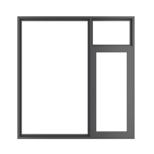 Phong cách châu Âu cao cấp bảo mật cao ra nước ngoài mở cửa sổ cách nhiệt cách âm Swing làm bằng hợp kim nhôm thời tiết - Product Image 1