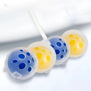 Blue <strong>Bubble</strong> <strong>Cleaner</strong> Hanging Toilet 4-Gel Balls Fragrant Deodorizer Toilet Cleaning Ball - Product Image 2