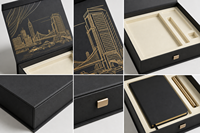 Boîte cadeau magnétique pliable avec logo personnalisé, emballage en papier rigide pour accessoires électroniques, chargeurs et écouteurs
