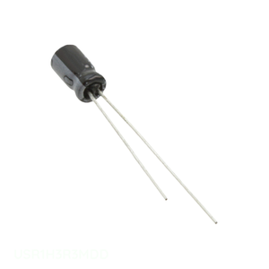 Condensateur traversant USR1H3R3MDD 3,3 µF en aluminium, 20 %, 50 V, radial - Product Image 1