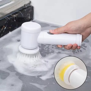 Cepillo de Limpieza Eléctrico USB Tipo C 5 en 1 para Fregadero y Bañera, Herramienta de Limpieza de Baño y Cocina Portátil - Product Image 1