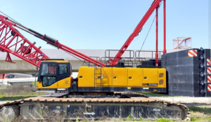 Nouvelle grue sur chenilles de 200 tonnes à moment de levage de 1152 T.m pour tâches lourdes, moteur principal au prix d'usine - Product Image 3