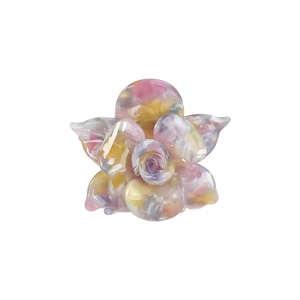 BSCI fabbrica più venduto alla moda di acetato rosa fiore pinza <span class=keywords><strong>per</strong></span> <span class=keywords><strong>capelli</strong></span> fiore fermaglio <span class=keywords><strong>per</strong></span> <span class=keywords><strong>capelli</strong></span> <span class=keywords><strong>accessori</strong></span> <span class=keywords><strong>per</strong></span> le donne - Product Image 3