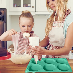 Professional Manufacturer Bulk Order Custom Color 6-Hole <b>Silicone</b> Cake Baking Mold Reusable Non-Stick Eco-Friendly Design - Product Image 4