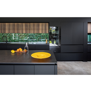 Gabinetes de cocina de estilo contemporáneo de dos enredos con acabado mate mixto de grano de madera con renderizado <span class=keywords><strong>3D</strong></span> vívido - Product Image 6