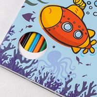 Kit d'autocollants et de pochoirs directement de l'usine avec livre de coloriage, jouet de peinture manuel pour activités d'enfants
