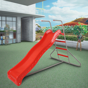 Surtido de parque infantil al aire libre, Tobogán ondulado de plástico, fácil de montar para jardines, guarderías, escuelas, parques - Product Image 4