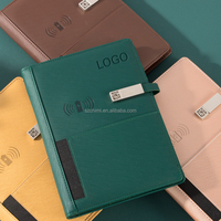 Carnet de notes multifonction avec power bank, carnet de notes sans fil 8000 avec power bank et usb