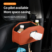 Nouvelle boîte à mouchoirs universelle pour voiture, boîte de rangement multifonctionnelle pour accoudoir de voiture, boîte de rangement pour voiture