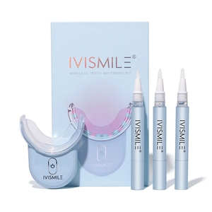 Kit de Blanchiment Dentaire Sans Fil <span class=keywords><strong>Ivismile</strong></span> OEM/ODM avec Gel, Lumière LED Rouge/Bleue en U et Marque Privée - Product Image 1