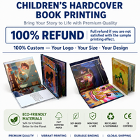 Service d'impression de livres cartonnés pour enfants avec couverture rigide personnalisée, livres d'histoires pour enfants en carton
