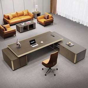 Set <span class=keywords><strong>di</strong></span> Mobili per Ufficio, Scrivania Classica <span class=keywords><strong>di</strong></span> Lusso e Regolabile per Lavorare Tutto il Giorno Senza Sentire Stanchezza - Product Image 3