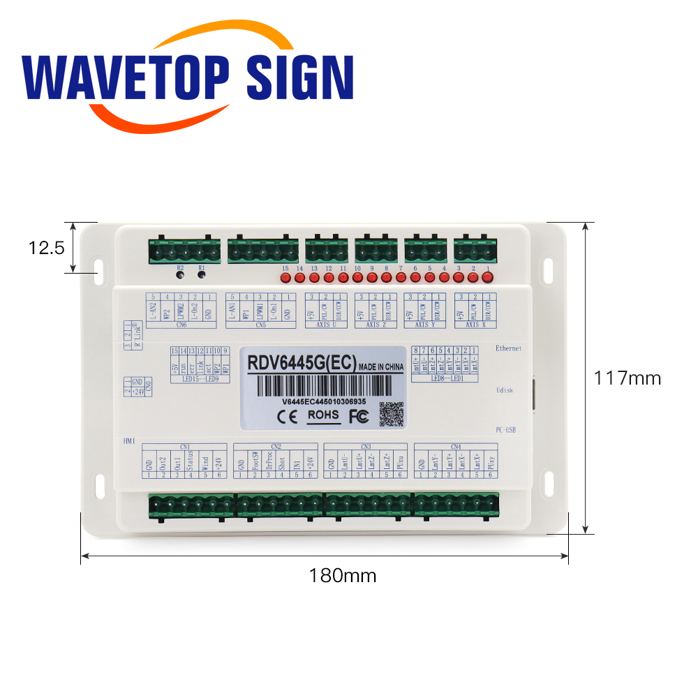 Wavetopsign Ruida RDC6445 Laser Controller for CO2 Lasers