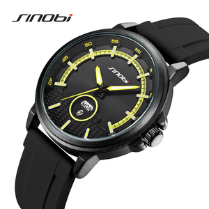Reloj de Hombre con Correa de Silicona, Deportivo, Multifuncional, de Cuarzo, Luminoso, con Calendario, de Alta Gama, al por Mayor - Product Image 4