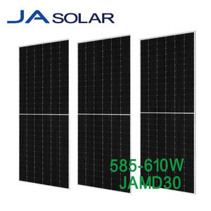 Panneau solaire JA Solar 610W tout noir bifacial double vitrage PERC demi-cellule <span class=keywords><strong>JAM78D30</strong></span>, efficacité 23% - Product Image 5
