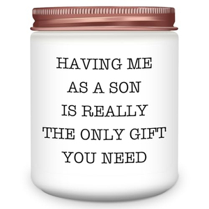 Regali per la mamma dal figlio, regali di compleanno per la festa della mamma, idea <span class=keywords><strong>regalo</strong></span> divertente con candela alla lavanda per mamma, madrina, madri bonus - Product Image 1