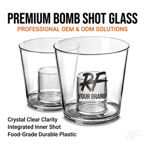 Verres à shot en plastique réutilisables sans BPA, transparents comme du cristal, 25 ml/125 ml, pour <span class=keywords><strong>Jager</strong></span> Bomb, idéaux pour les fêtes, les remises de diplômes et la décoration. - Product Image 1