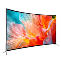 Televisor LED 4K UHD Moderno con Pantalla Curva de Vidrio A+, de 50, 55, 65, 70, 75 y 85 Pulgadas, con Sistema Operativo WebOS, Android, Google Smart TV, Wi-Fi, OEM, SKD