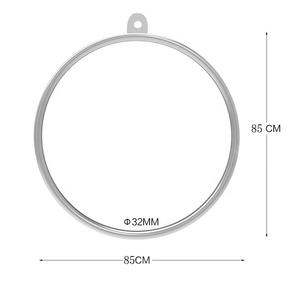 Juego <span class=keywords><strong>de</strong></span> aros aéreos FDFIT <span class=keywords><strong>de</strong></span> acero inoxidable 1Tab 33 "85cm para <span class=keywords><strong>acrobacias</strong></span> Circus Aerial Lyra Hoop Set Anillo aéreo con kit <span class=keywords><strong>de</strong></span> aparejo - Product Image 2