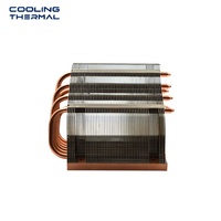 Maßgefertigter LED-Kühlkörper aus Aluminium, Hersteller von eloxierten stranggepressten Aluminium-Kühlkörpern mit Kupfer-Heatpipe