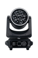 Cabeza Móvil Bee Eye Zoom 7x40W 4 en 1 con Tira LED, Control DMX512, Pan/Tilt + Wash + Strobe + Rotación + Luz Auxiliar