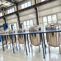 Cuve de mélange sur pied haute capacité avec agitateur stable pour peinture murale au latex et processus de maturation à grande échelle