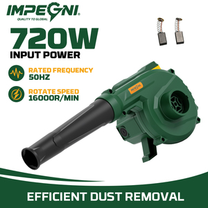 <span class=keywords><strong>Souffleur</strong></span> de feuilles industriel filaire 21V 720W, électrique portatif au lithium, débit d'air de 2,8 m/min pour le jardin, l'automobile et le nettoyage des poussières de bois - Product Image 4