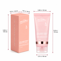 Masque Facial Nuit au Collagène Effet Peeling Anti-rides Raffermissant Hydratant Éclatant – Vente en Gros
