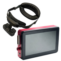 Échographe vétérinaire étanche ECI-X5V avec écran tactile de 8 pouces et lunettes VR pour le diagnostic de gestation chez le bétail, les chevaux et les porcs ECI