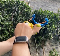 ENFANTS POCKET JOUET SNOWBALL LANCEUR PLASTIQUE FUNNY HIVER JEU ÉLASTIQUE MOUSSE FUSÉES FLYING SLINGSHOTS MATERIA ÉCOLOGIQUE